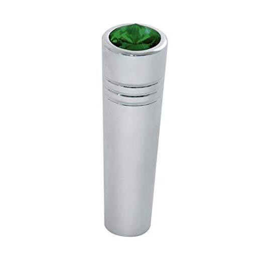 95183 1 Inch Universal Chrome Aluminum Toggle Switch Extension with Green