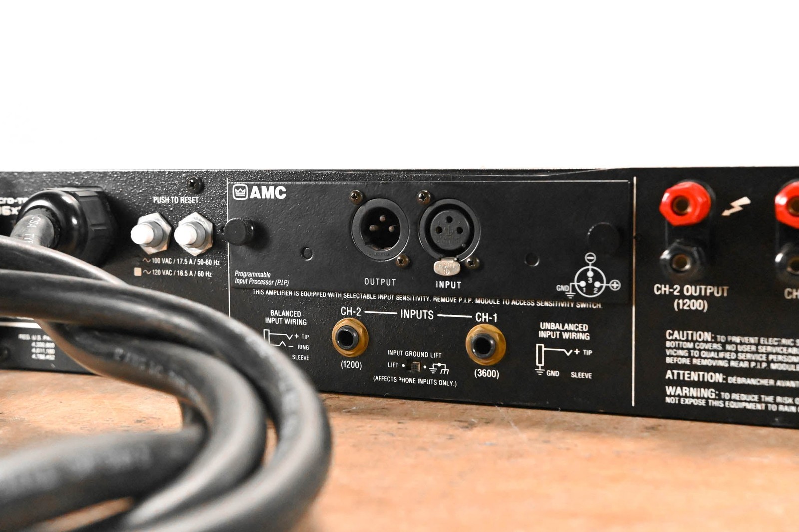 Crown Macro-Tech 36x12 2-Channel Power Amplifier CG01VR0