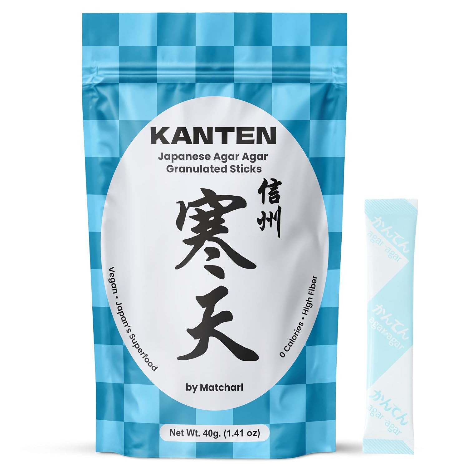 KANTEN Premium Japanese Agar Agar Powder | GLP-1 Inspired Fiber Support | Natura