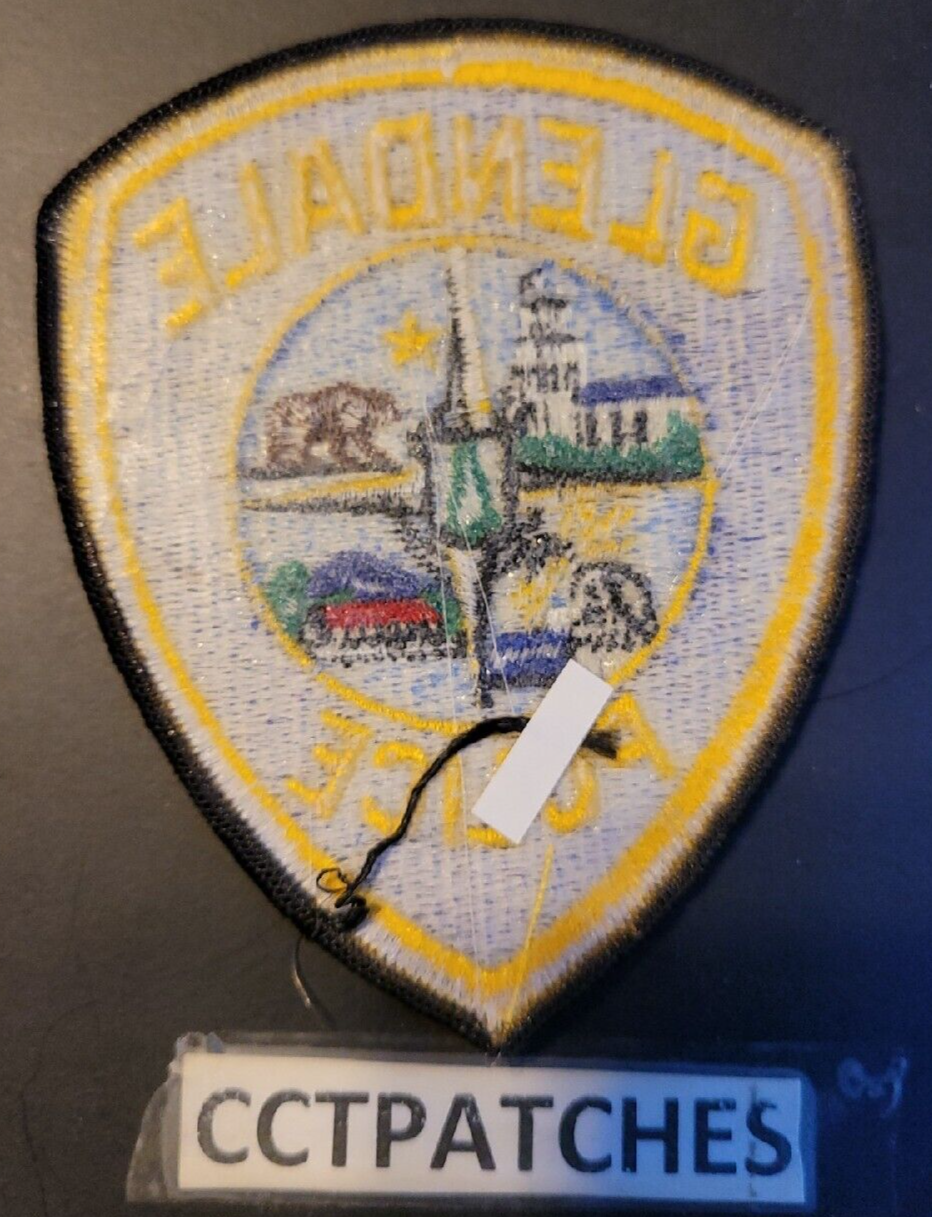 GLENDALE, CALIFORNIA POLICE SHOULDER PATCH CA