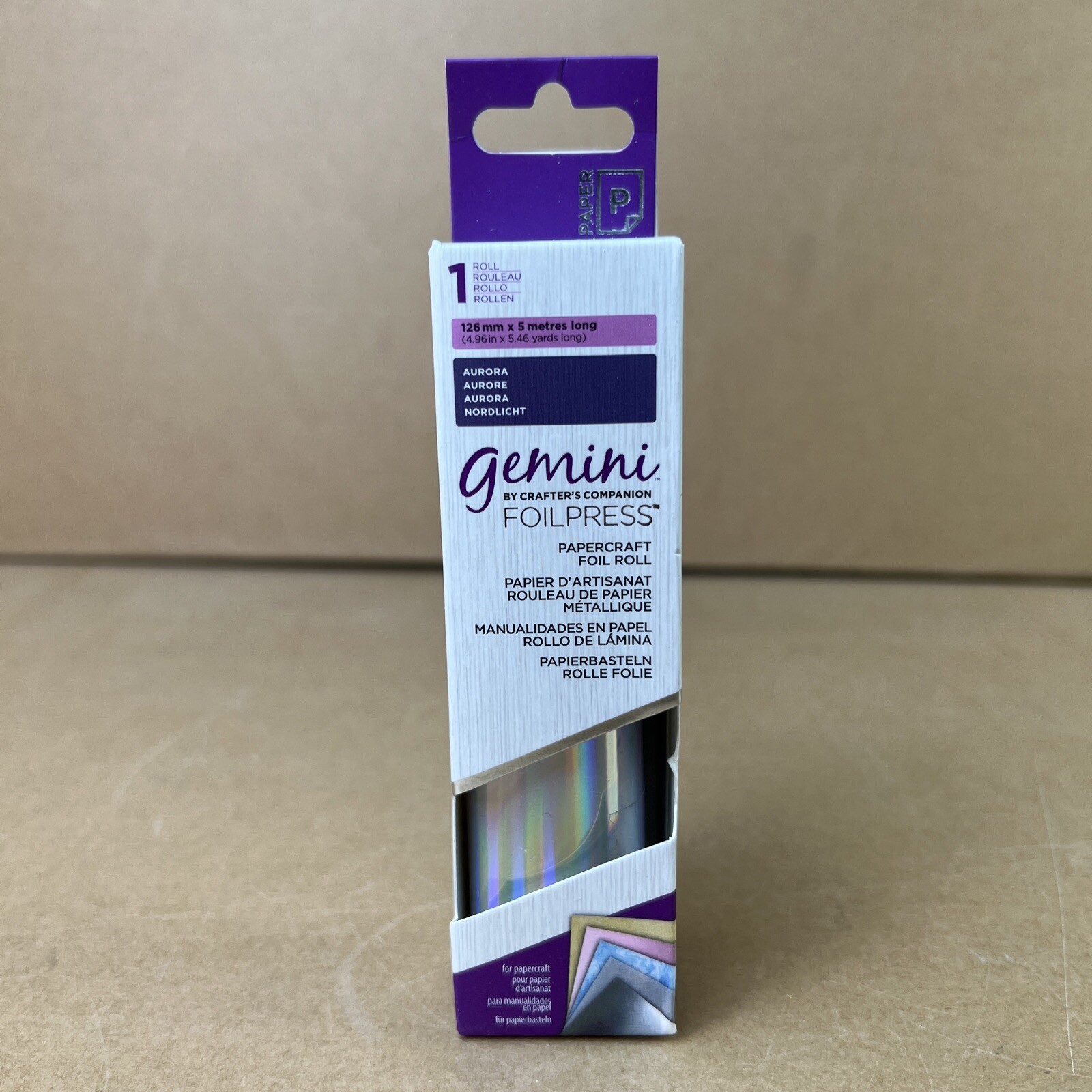 Gemini FoilPress Papercraft Foil Roll-Aurora NEW