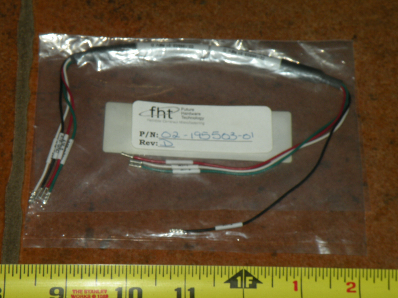 (1) Future Hardware Technology 02-195503-01 Assembly Cable INP MODL A16 to RCR