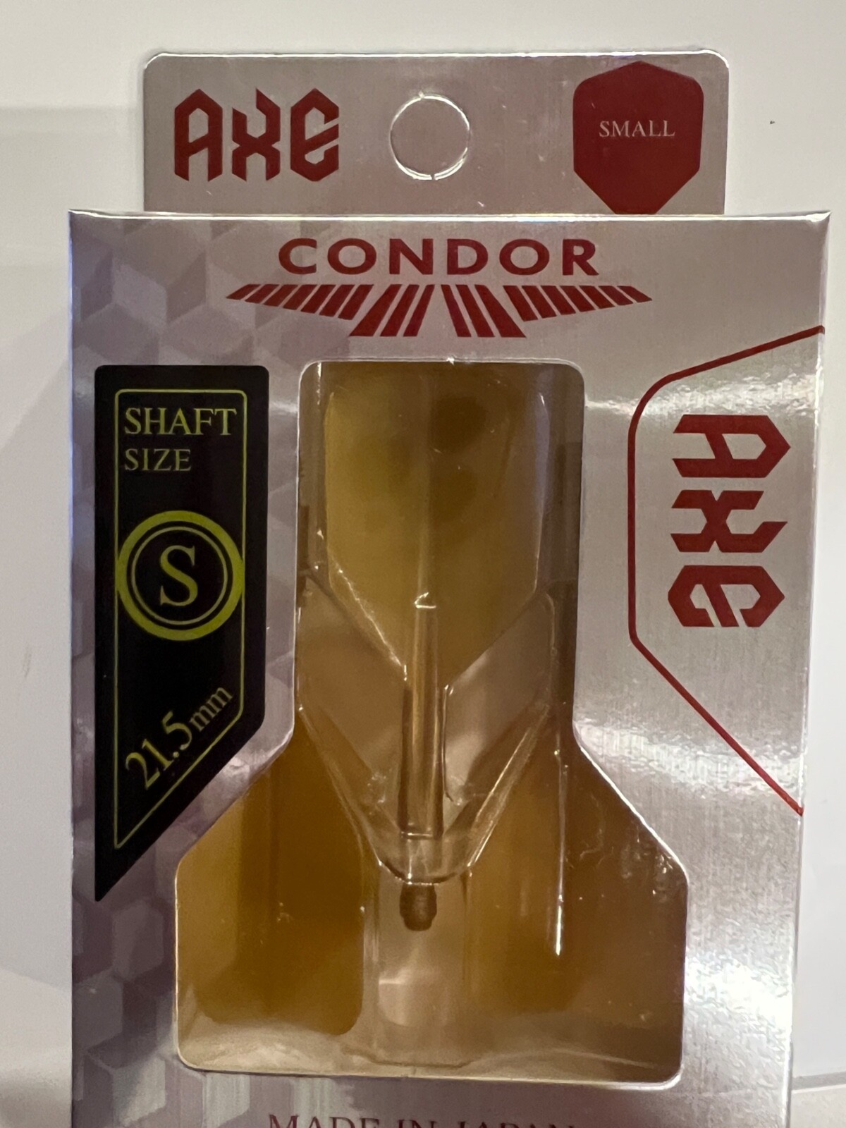 CONDOR AXE GOLD METALLIC HEAVY DUTY FLIGHT SHORT SMALL SHAPE 21.5M FREE SHIPPING