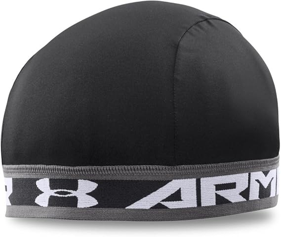Under Armour - Black/White Moisture Wicking Skull Wrap Cap