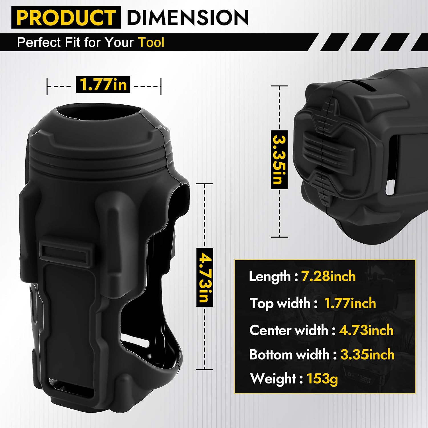 Upgraded DCF961 DCF964 Protective Rubber Boot for 20V MAX DCF961, DCF964