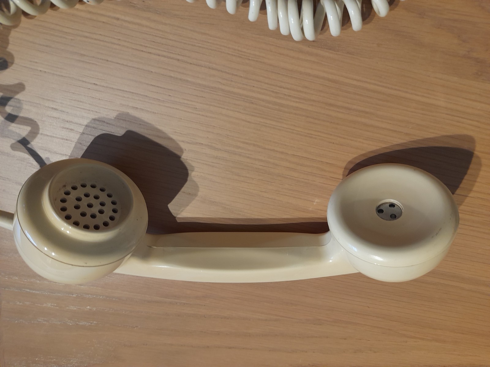 Original BT Gpo 746 Mobile DJ Telephone Headphone white cream Vinyl Soul Ska 70s