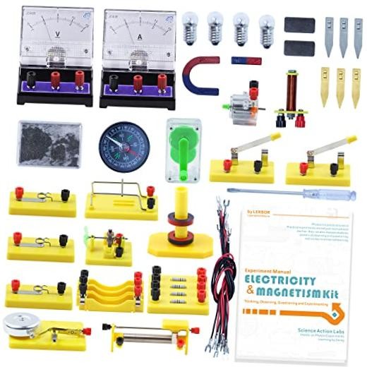 Electricity Kit Physics Science Lab Basic Circuit Learning Set Electricity