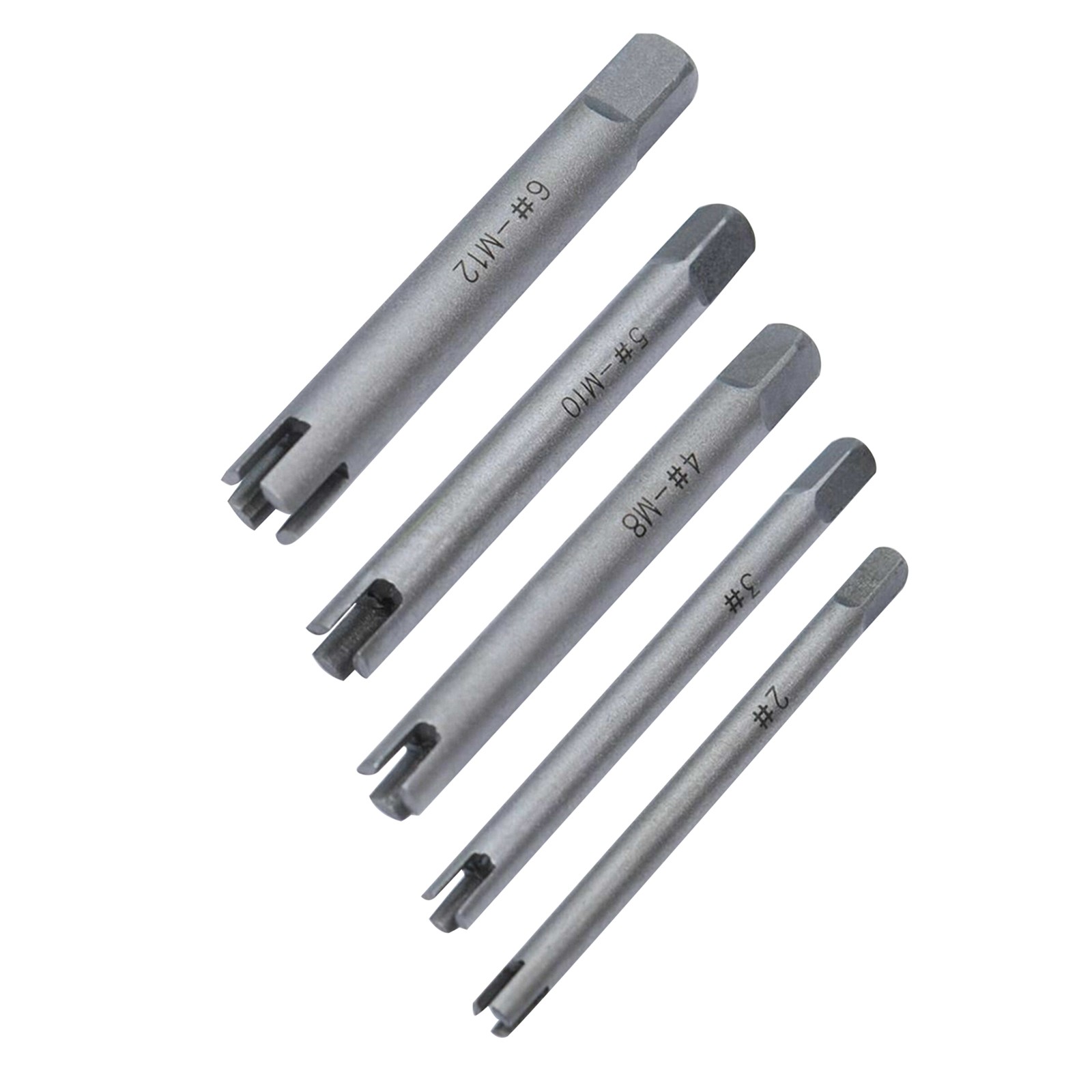 5pcs/Set 3/4 Claws M5-M12 Steel Broken Tap Extractor Remover Removal Tool Kit r