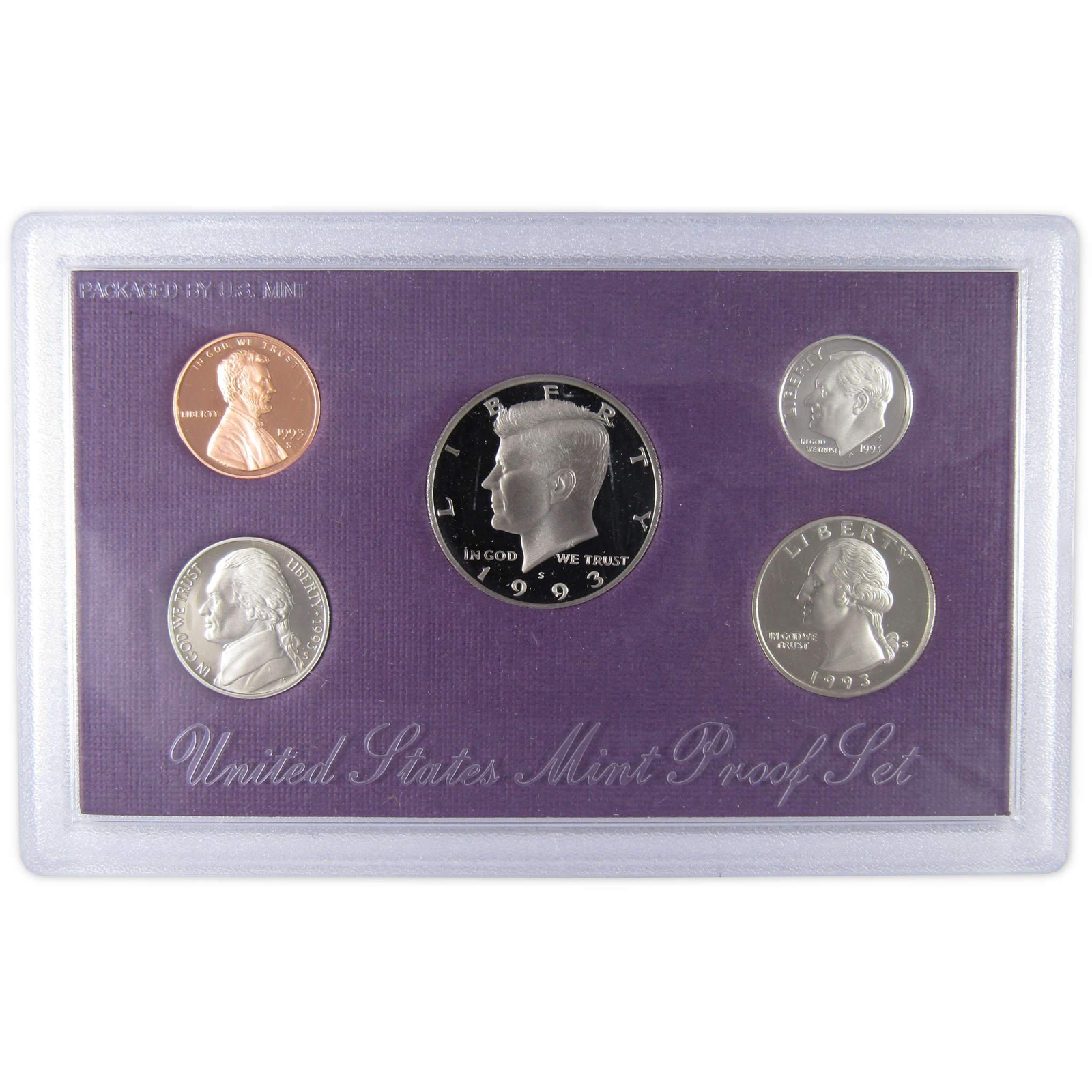 1993 Clad Proof Set U.S. Mint Original Government Packaging OGP COA