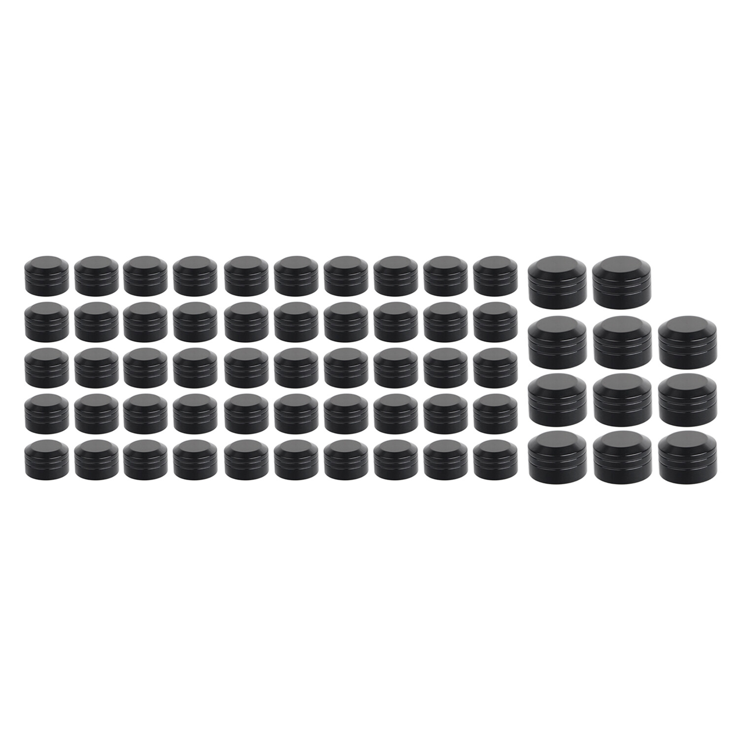 61pcs Engine Bolt Screws Covers Cap For Harley Heritage Softail Springer Fat Boy