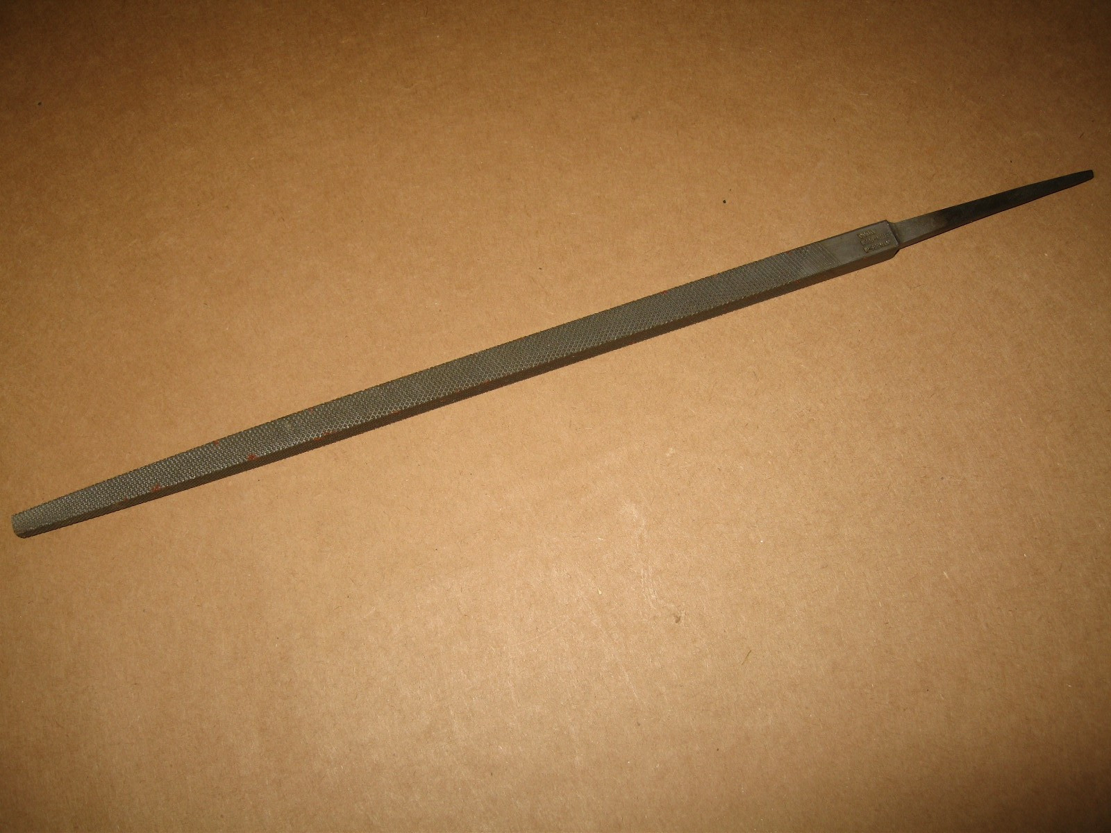 Wood Miller Square File Double Cut 10" x 3/8"