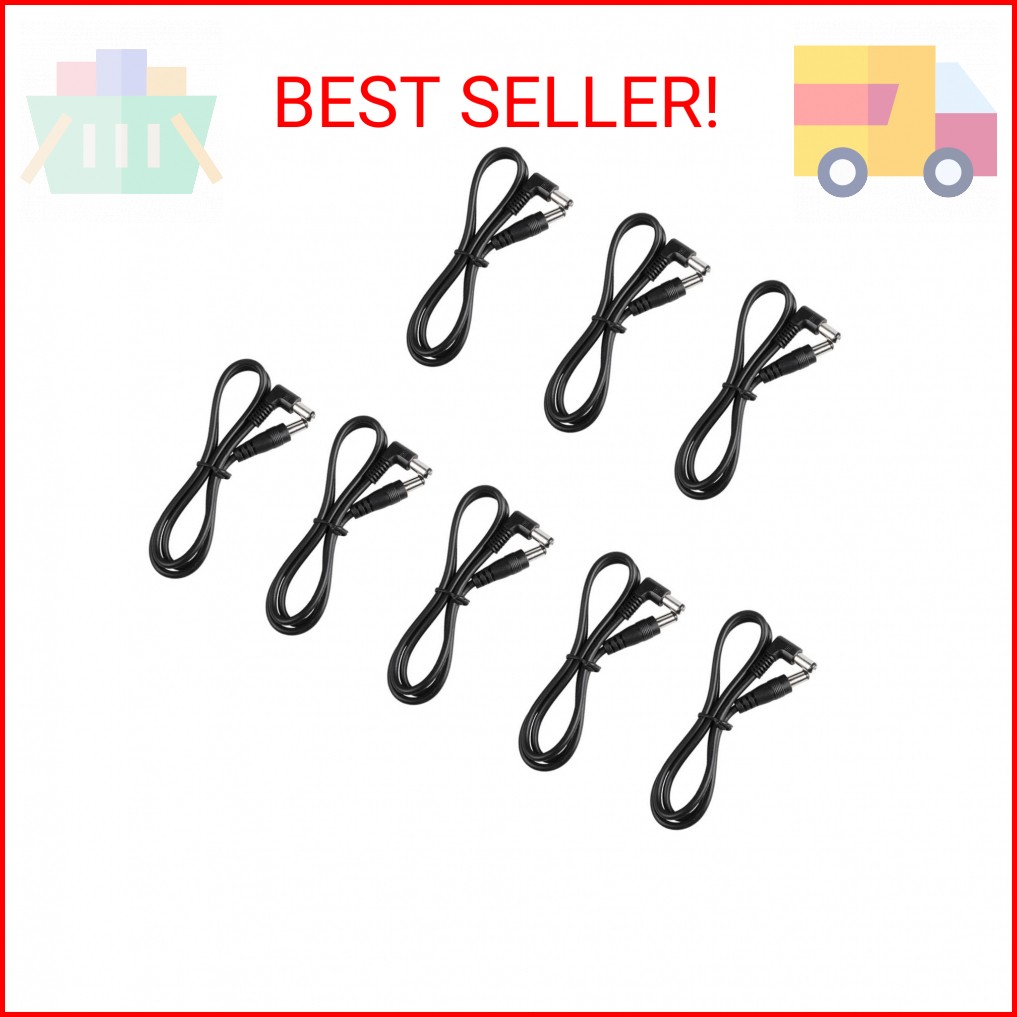 Mr.Power Guitar Effect Pedal DC Cable 5.5 x 2.1mm Power Lead/Cord, Male to Male