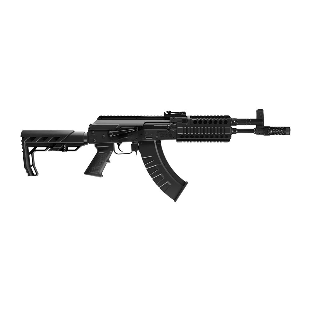 Crosman CAK1 Full or Semi-Auto 4.5mm BB Air Rifle, 1400 Rounds Per Minute, Black