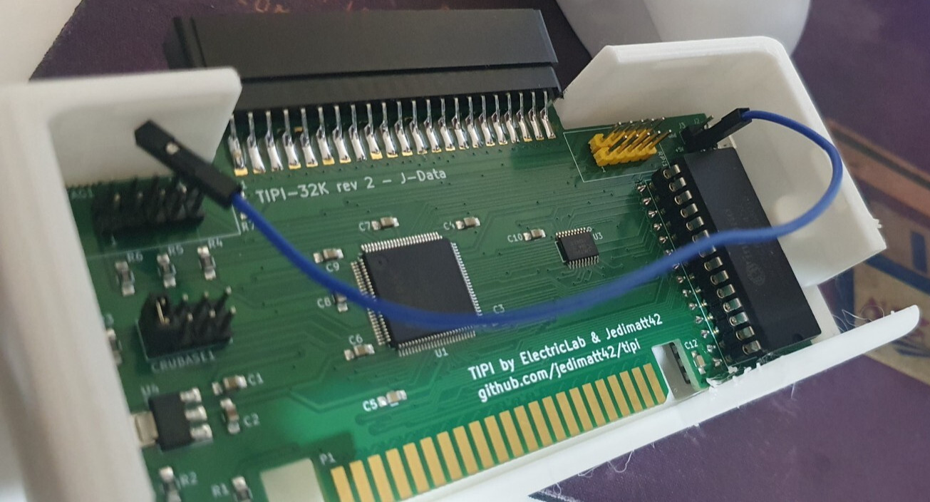 TI-99/4A TIPI with 32K RAM Expansion - Complete Kit with 3D Printed Case US