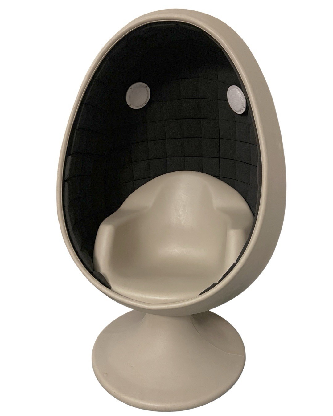 Space Age Atomic Egg Chair Modern MCM Atomic Starkey Laboratories Egg Pod Chair