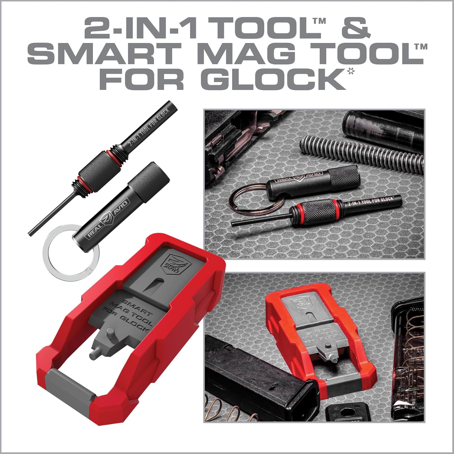 Glock Armorer Tool Kit – 2 in 1 Multitool with Sight Tool Punch Tool and Maga...