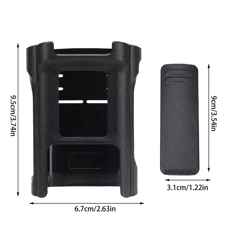 For DM32 Two Way Ham Radio Original UV-32 Walkie Talkie Belt Clip Hoster Case
