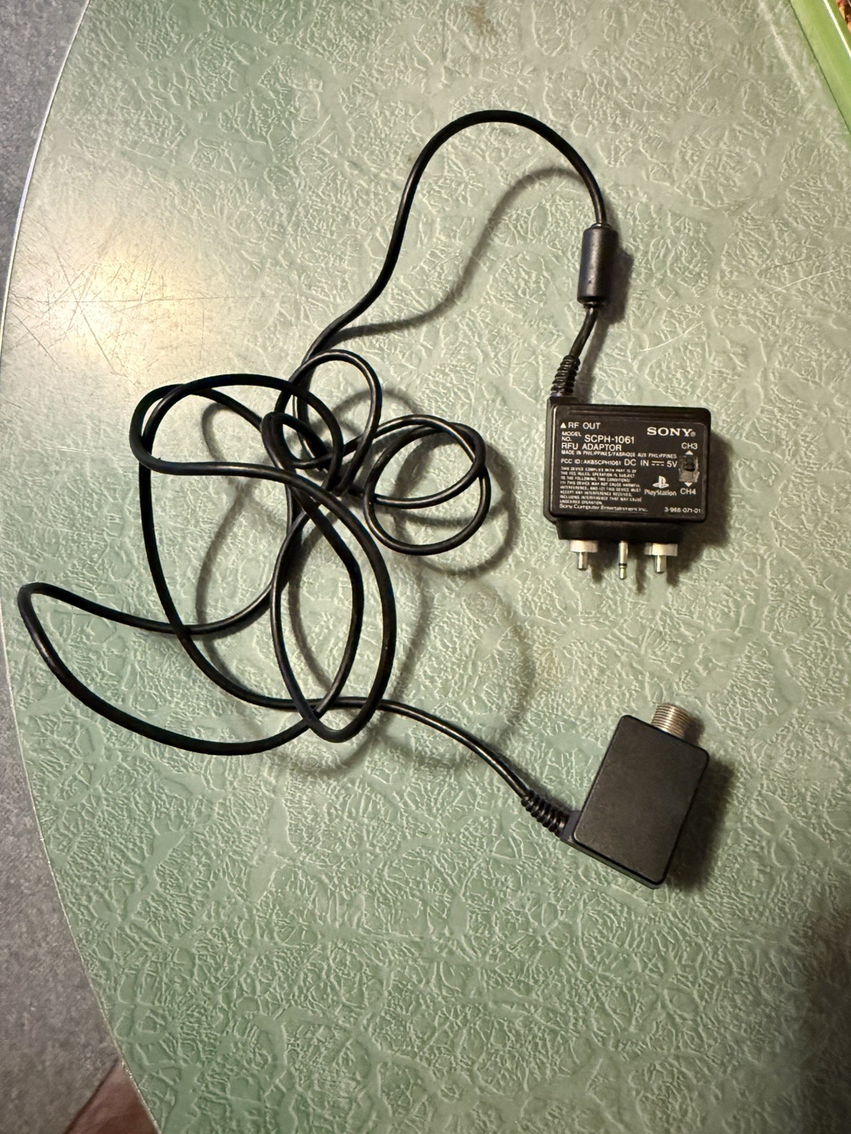 Sony PlayStation RFU Adapter SCPH-1061 - Genuine OEM, AV Adapter