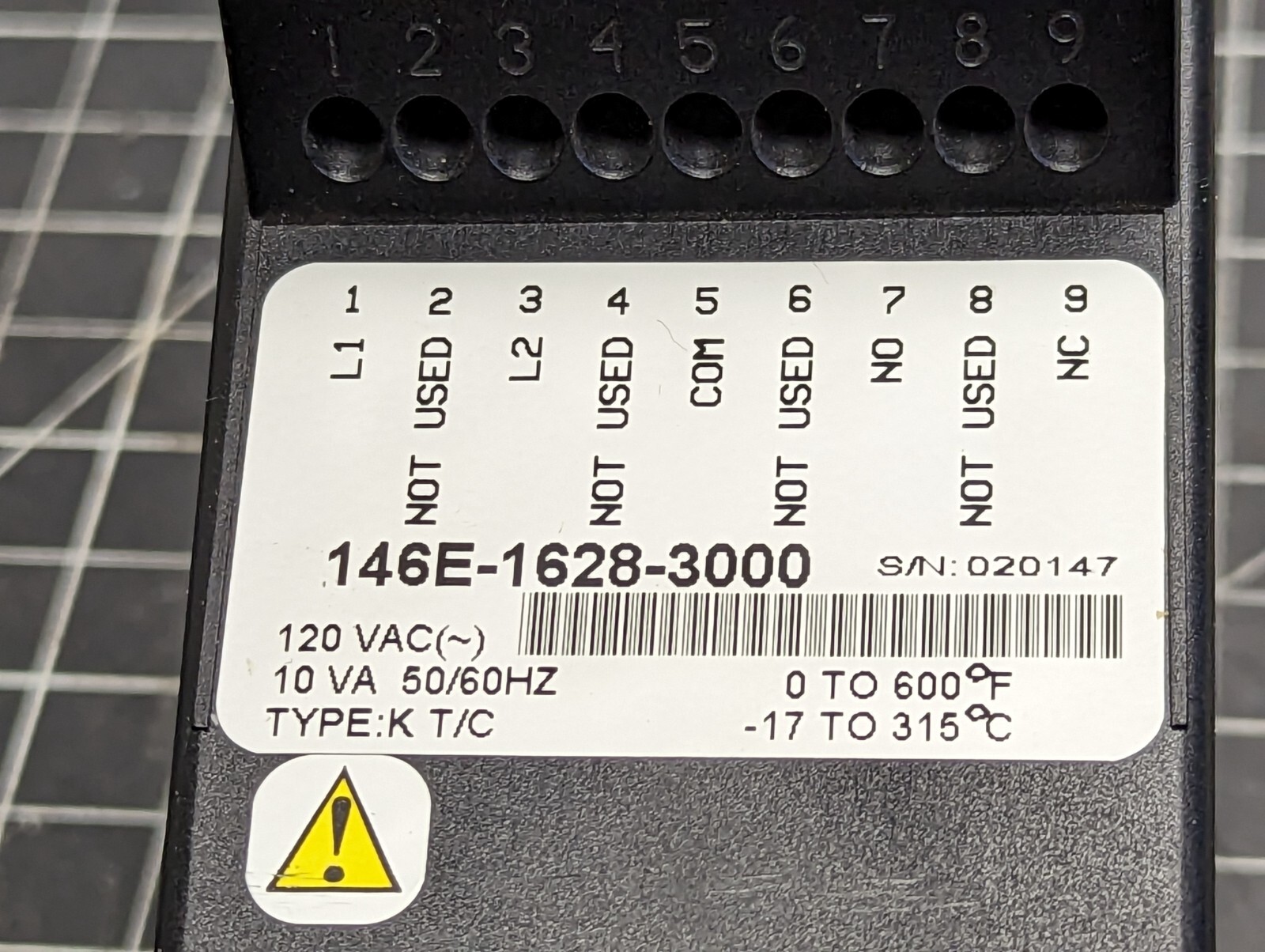 Watlow 146E-1628-3000 Temperature Controller Tested Working Pull [OF48]
