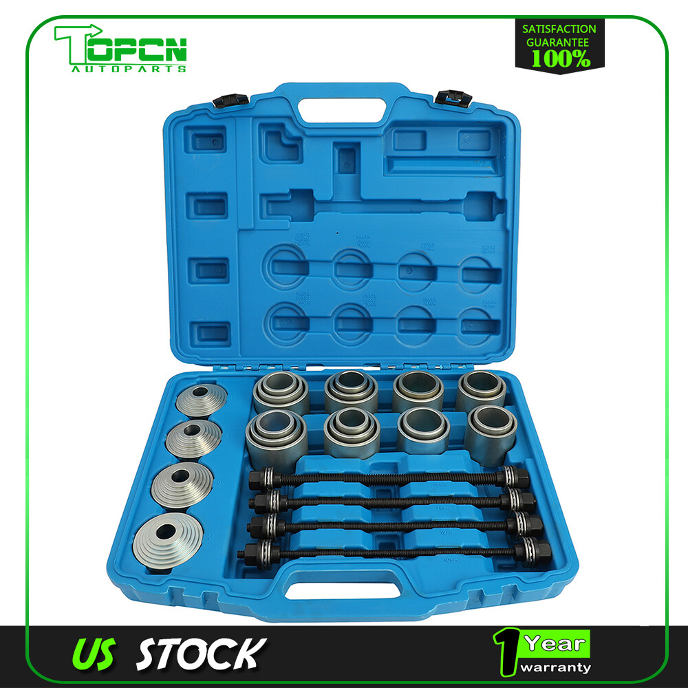 28Pcs Press Pull Sleeve Kit Remove Bearings Bushes Seals Garage Tool US SHIP