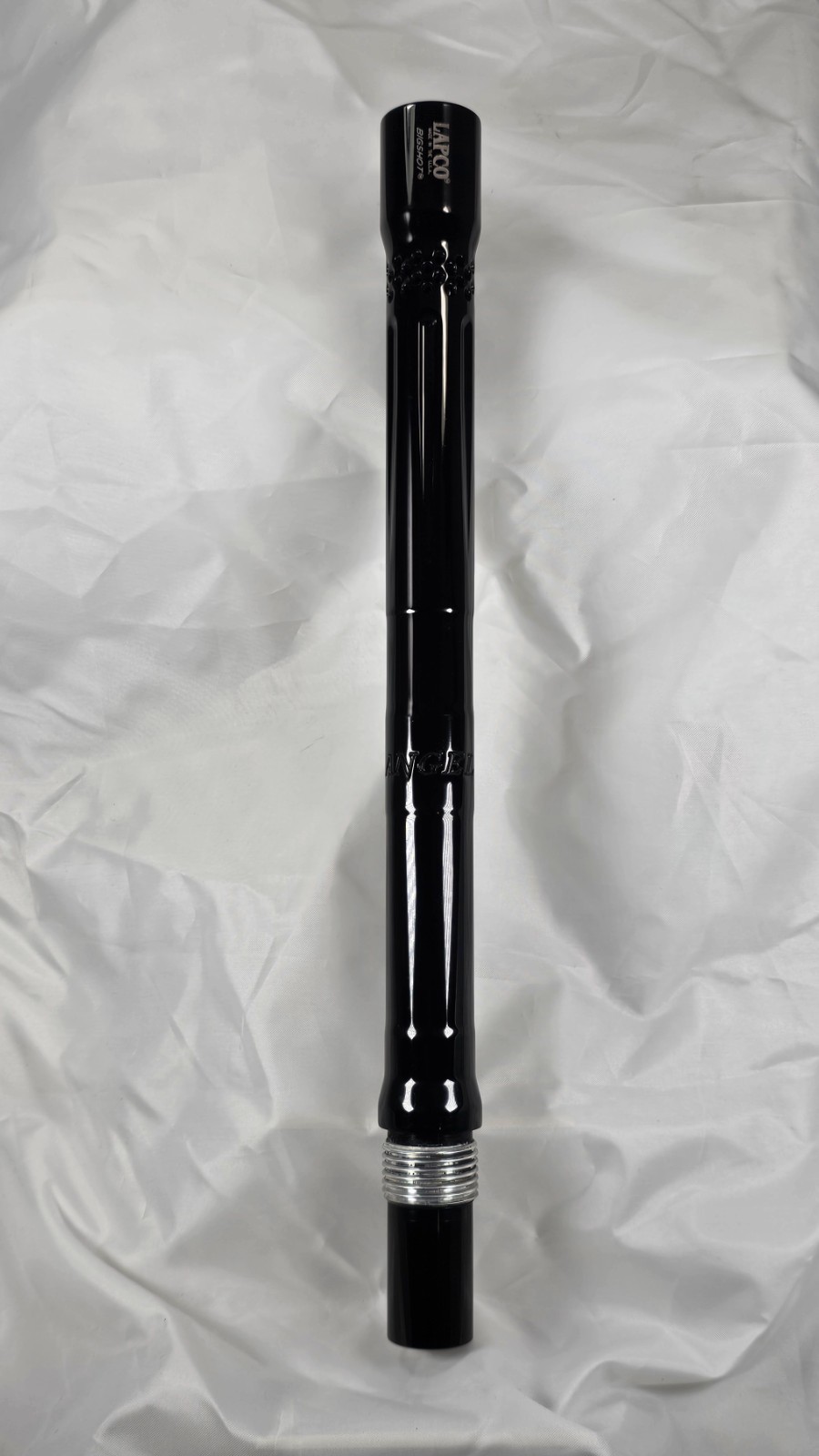 Lapco BigShot Angel Gloss Black 12 inch Paintball Gun Barrel - NOS