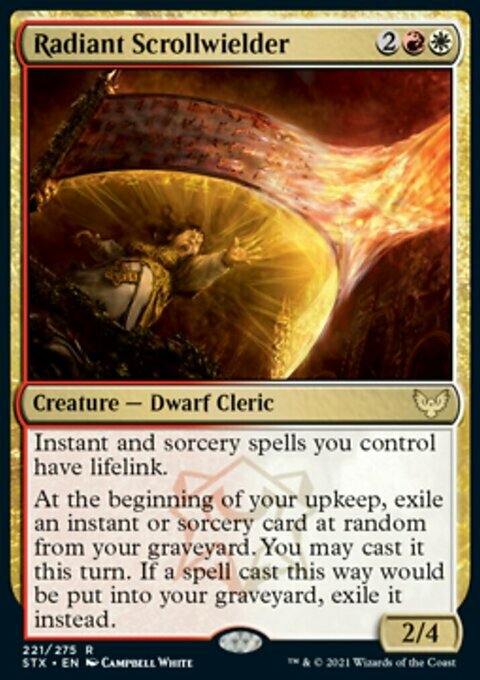 MTG Radiant Scrollwielder (221) Strixhaven School of Mages  LP