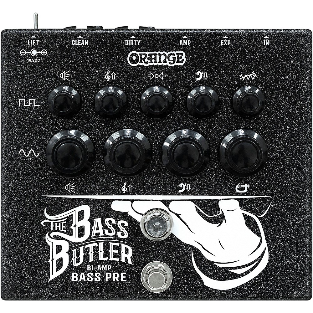 Orange Amplifiers Bass Butler BiAmping DI Pedal Black