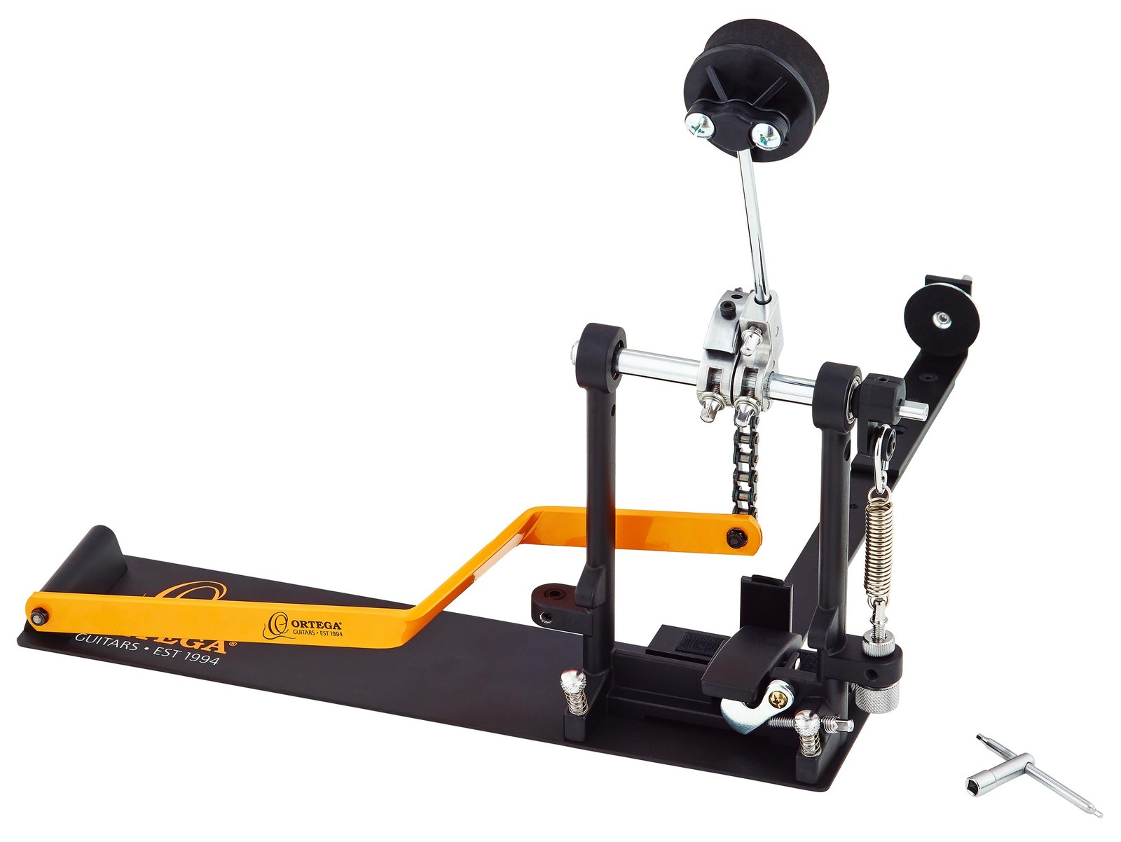 Ortega Cajon Pedal Right Foot Adjustable Spring Tension With Tote Bag