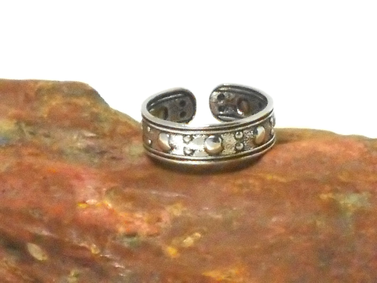 Adjustable TOE RING Sterling Silver 925