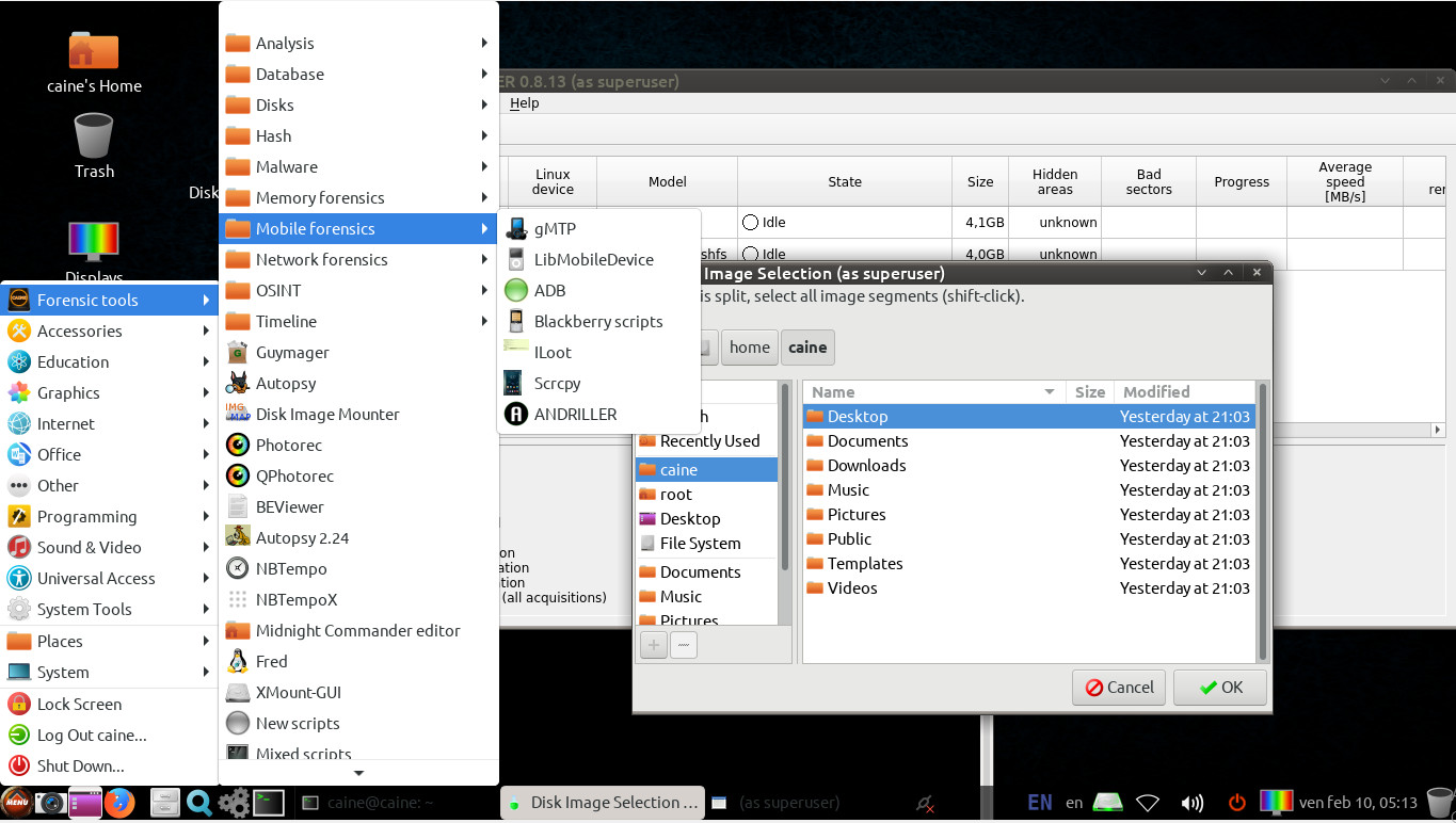 CAINE 13.0 Bootable USB – UEFI & Legacy LIVE/INSTALLER – Digital Forensics Linux