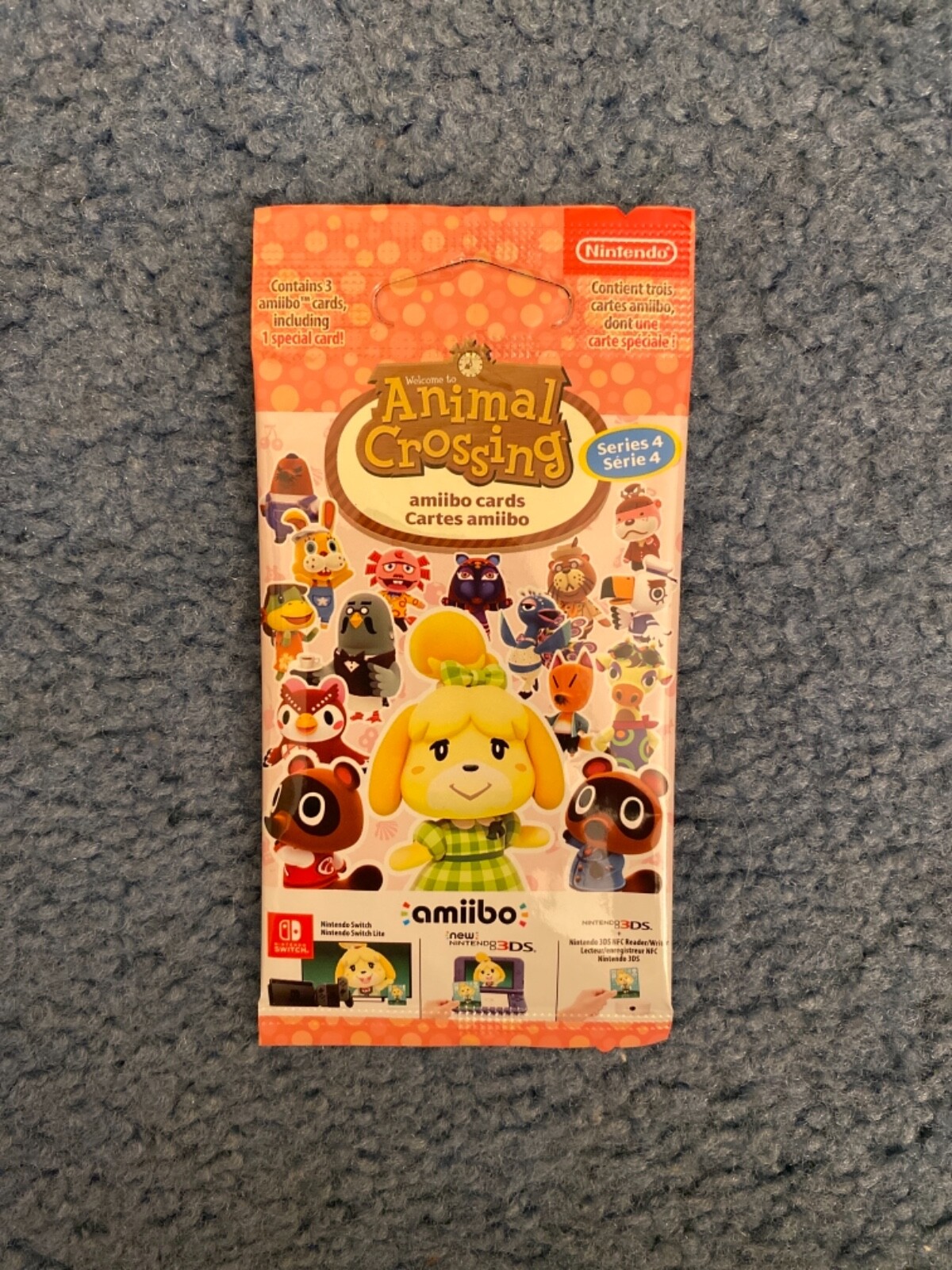 Animal Crossing Amiibo - Series 4 - 3 Card Pack [Nintendo Includes Special Card]
