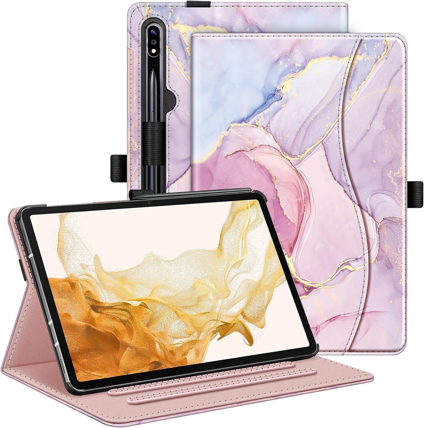 Case For Samsung Galaxy Tab S8 Plus 2022/S7 FE 2021/S7 Plus 2020 12.4'' Cover