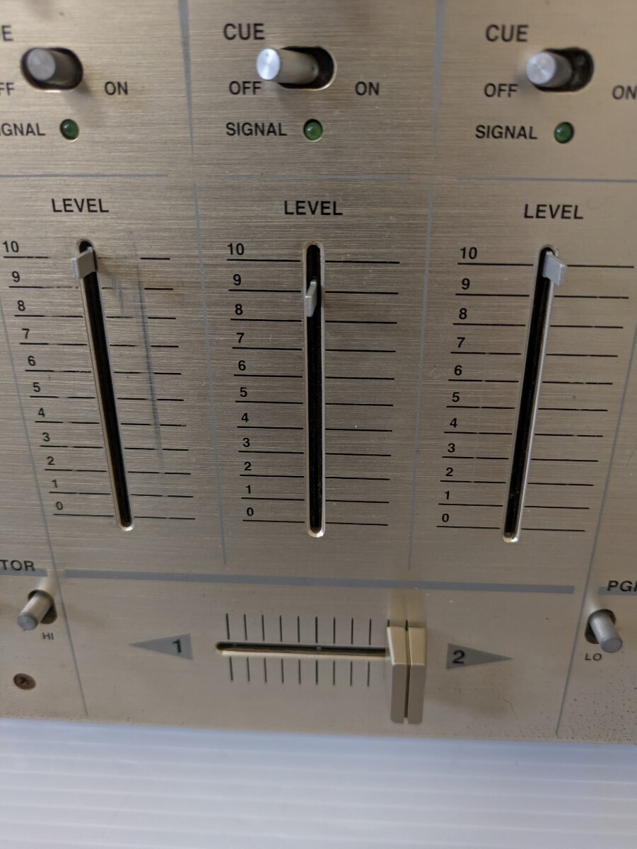 Vestax PCV-275 DJ Mixer Professional Mixing Controller Silver As Is