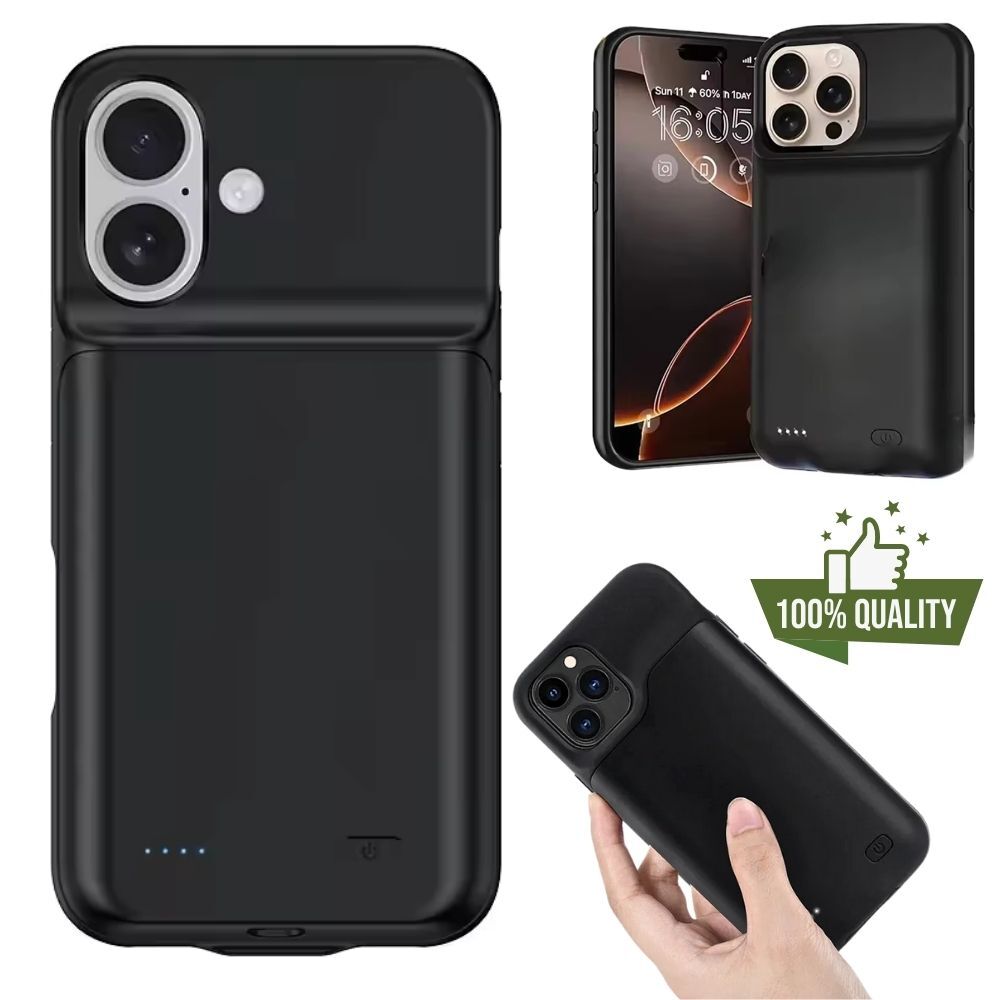 Battery Charger Case Power Bank Charging Cover For iPhone X XR 11 12 13 14 15 16