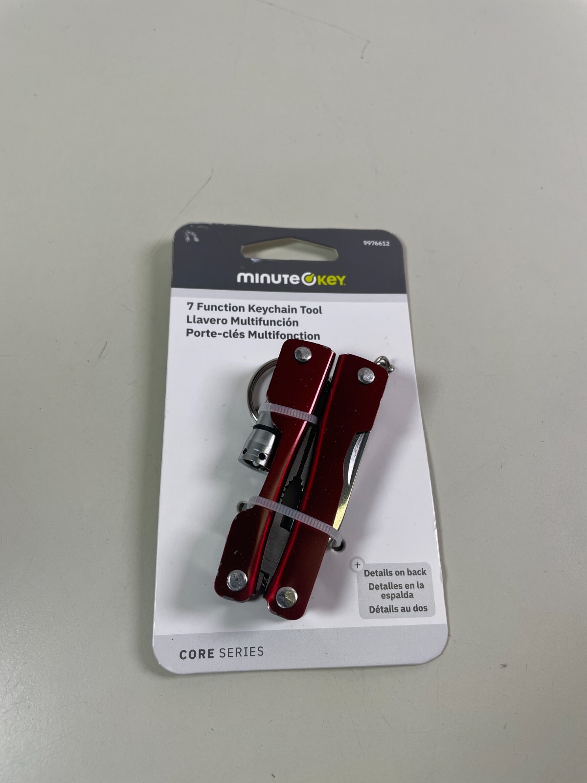 Key Chain Tool 7 Function Pliers Wire Knife Screwdriver Can Opener LED Light New