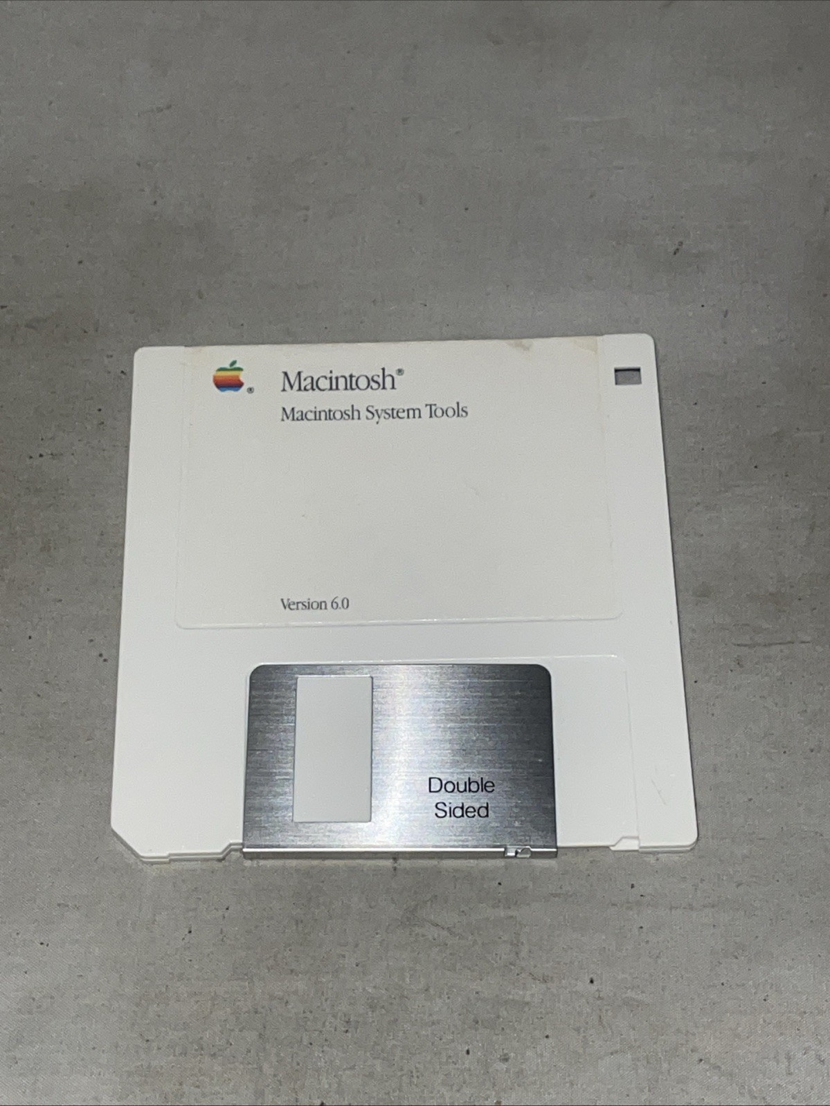 Vintage Macintosh System Tools Version 6.0.2 Double-Sided 3.5" Floppy Disk
