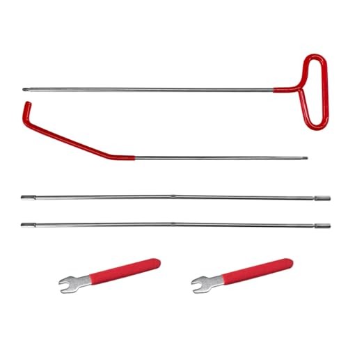 Car Long Reach Tool, 67" Multi-Function Automotive Emergency Tool, Portable Red