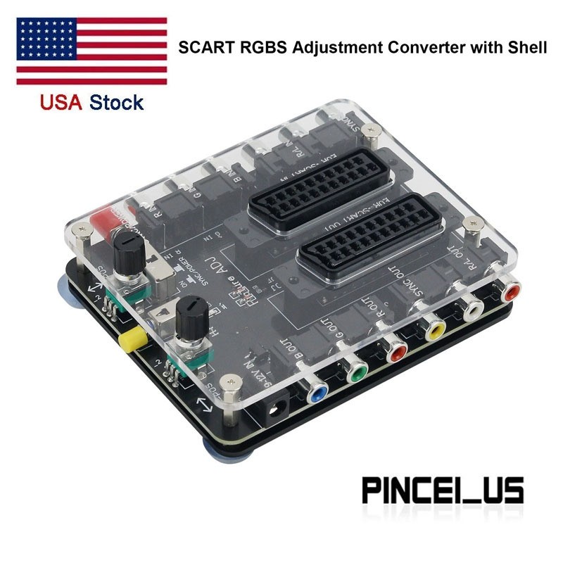 SCART RGBS Adjustment Converter Picture Adjuster to Adjust Image Position usa