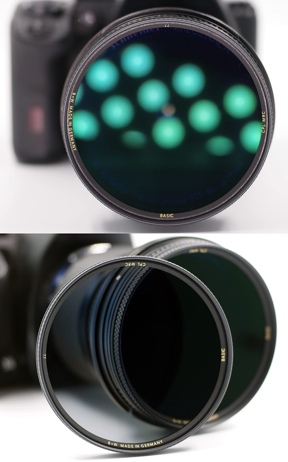 B+W 43mm Basic Circular Polarizer MRC Glass Filter