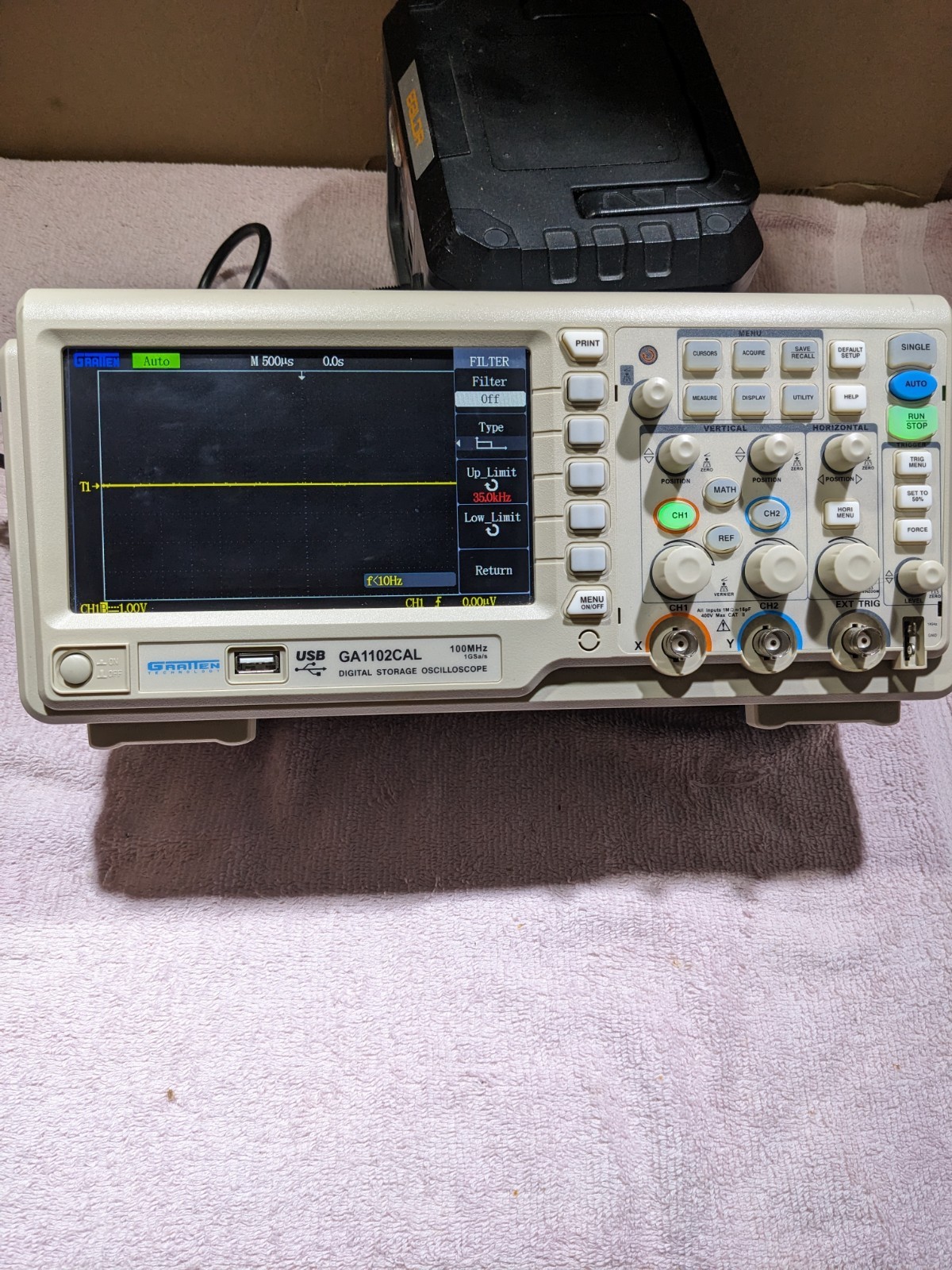 Gratten GA1102CAL Digital Storage Oscilloscope - Tested Working