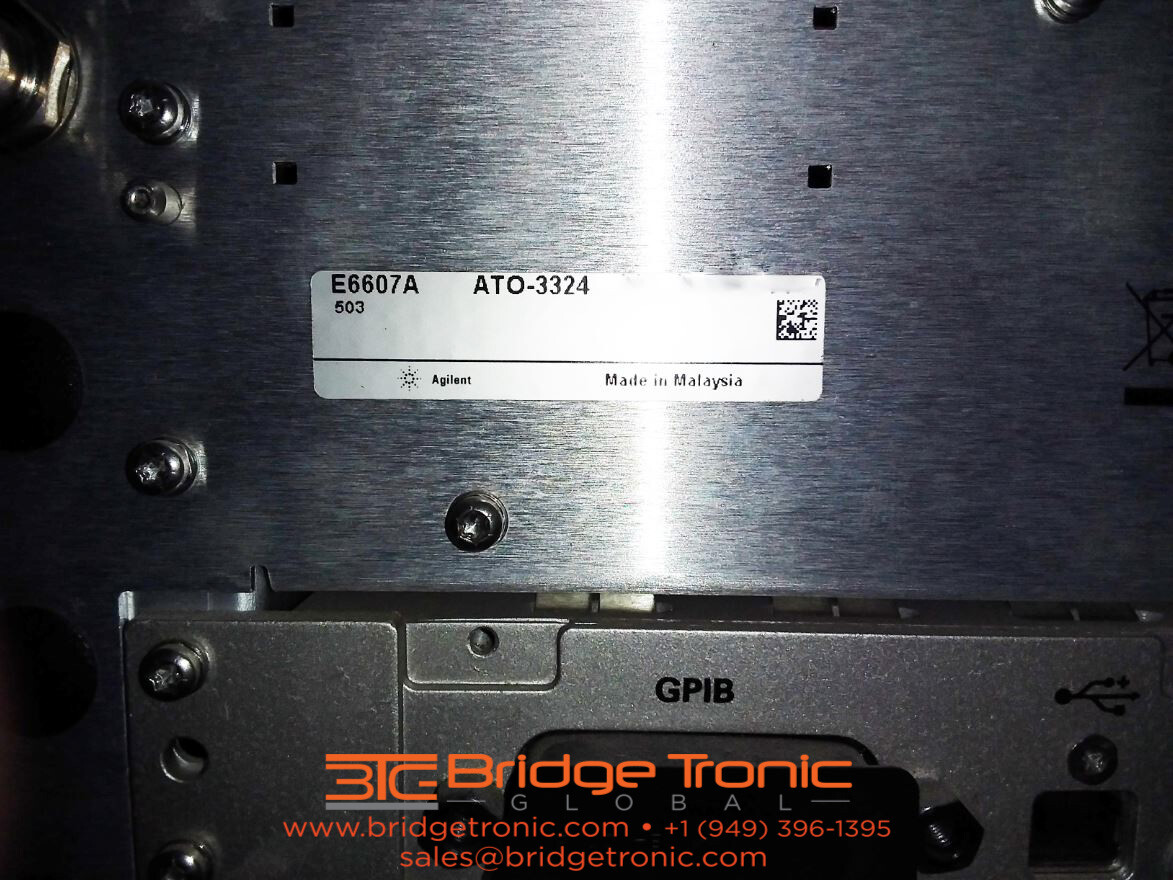 Agilent E6607A EXT Wireless Communication Test Set - 50/60/400Hz