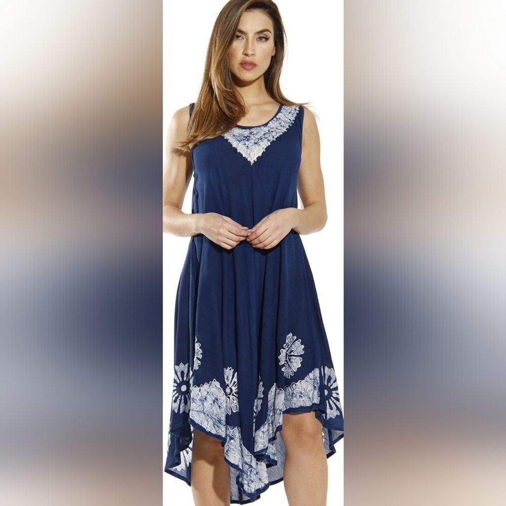 Riviera sun sleeveless umbrella dress
