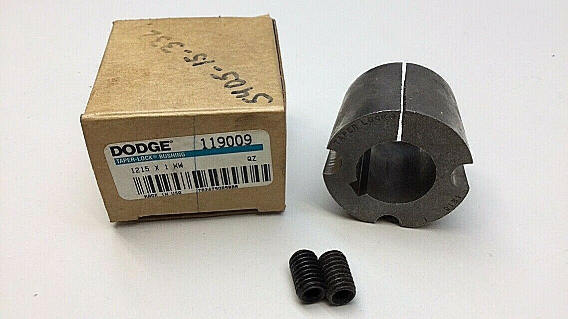 Dodge 119009 Taper Lock Bushing 1215 X 1" KW