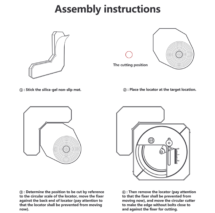 DSPIAE Stepless Adjustment Circular Cutter Model Building for Hobby Craft Tools