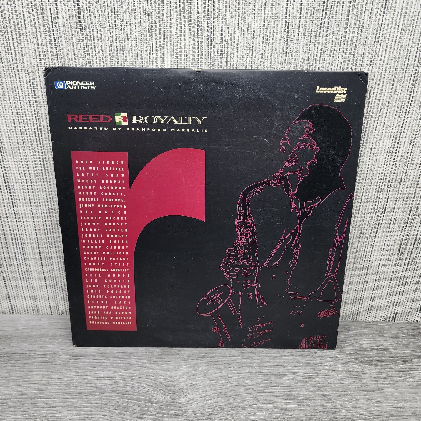 REED ROYALTY  Jazz  Alto SAX to CLARINET Branford Marsalis  Music  Laserdisc NEW