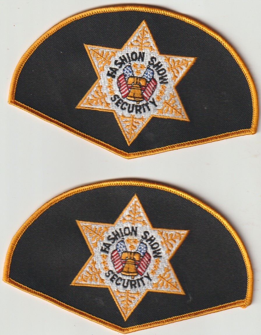 Fashion Show CA Security obsolete patch pair ship from Australia