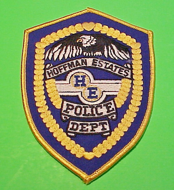 HOFFMAN ESTATES  ILLINOIS  IL  5 1/4"  POLICE PATCH  FREE SHIPPING!!!
