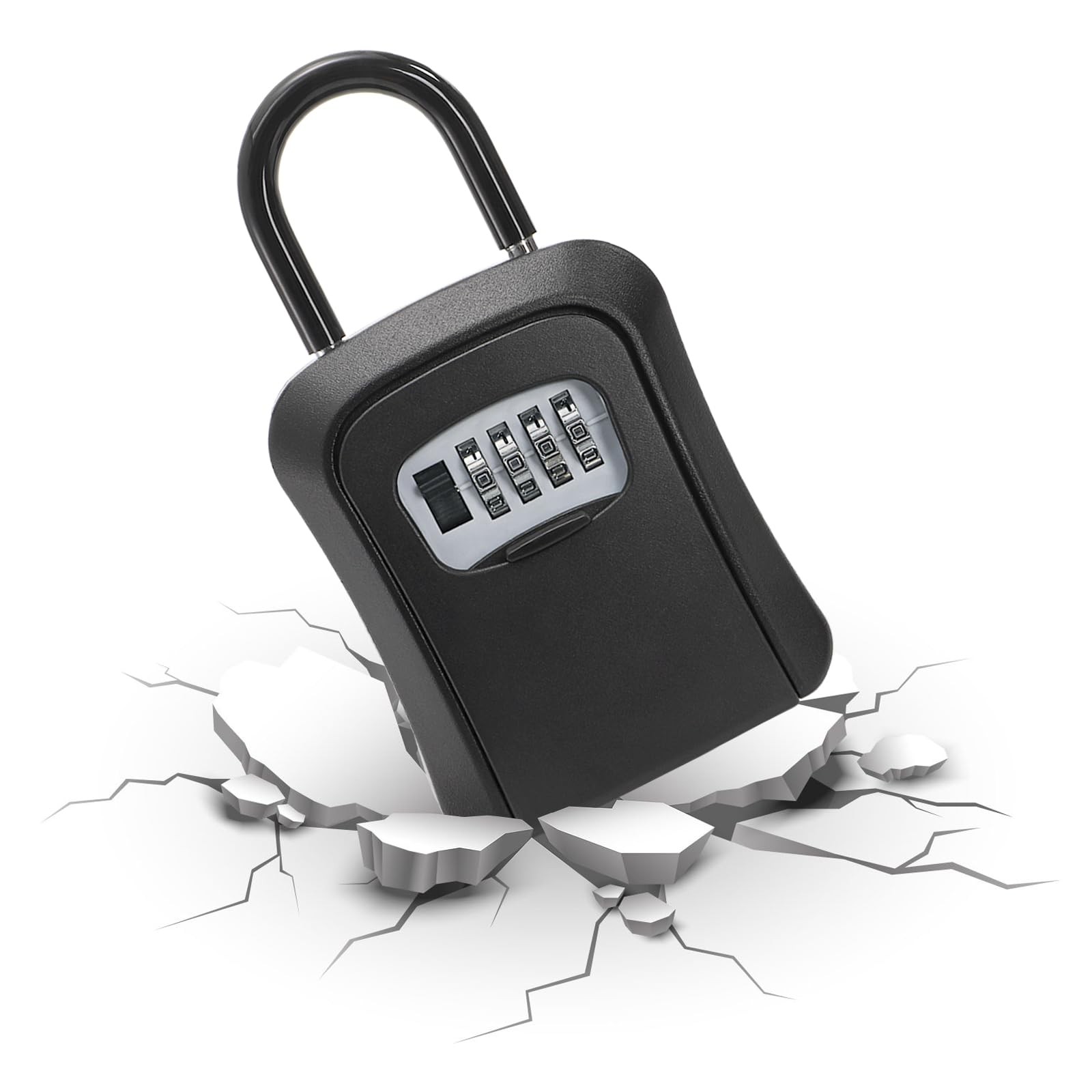 Key Lock Box for Outside 2 Pack Wall Mount Code Safe Storage Waterproof