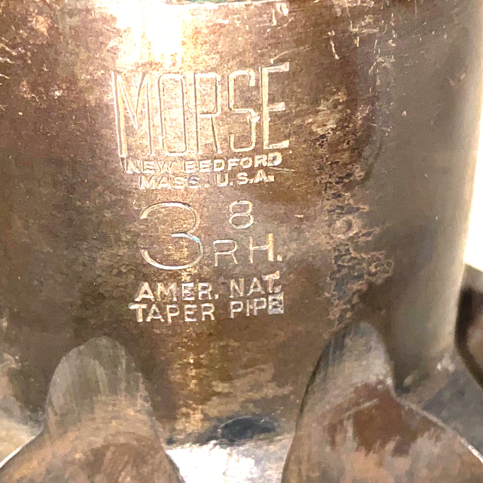 3-8 NPT Pipe Tap 3” 8 TPI MORSE USA RIGHT HAND TAPER PIPE AMER. NAT.
