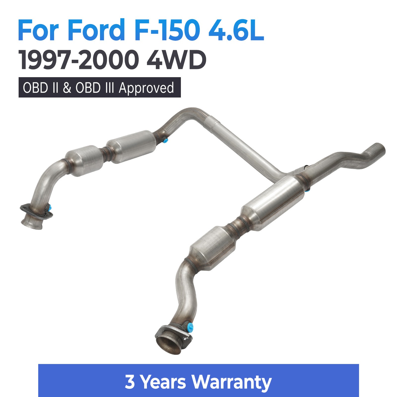 Catalytic Converter For Ford F150 F-150 1997-2000 98 99 4.6L 4WD Direct Fit